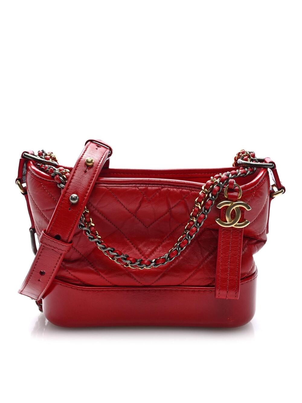 Chanel Aged Calfskin Chevron Quilted #369621C19B